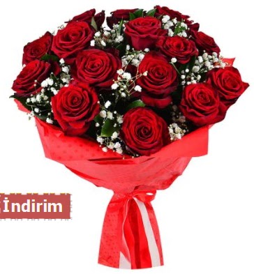 12 Adet kırmızı aşk gülleri  Denizli çiçek online çiçek siparişi 
