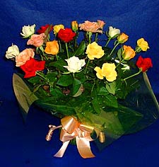  Denizli kaliteli taze ve ucuz çiçekler  13 adet karisik renkli güller