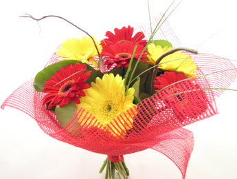 9 adet gerbera çiçeklerinden buket  Denizli çiçek online çiçek siparişi 