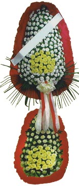 Çift katlı düğün açılış çiçeği  Denizli çiçek siparişi sitesi 